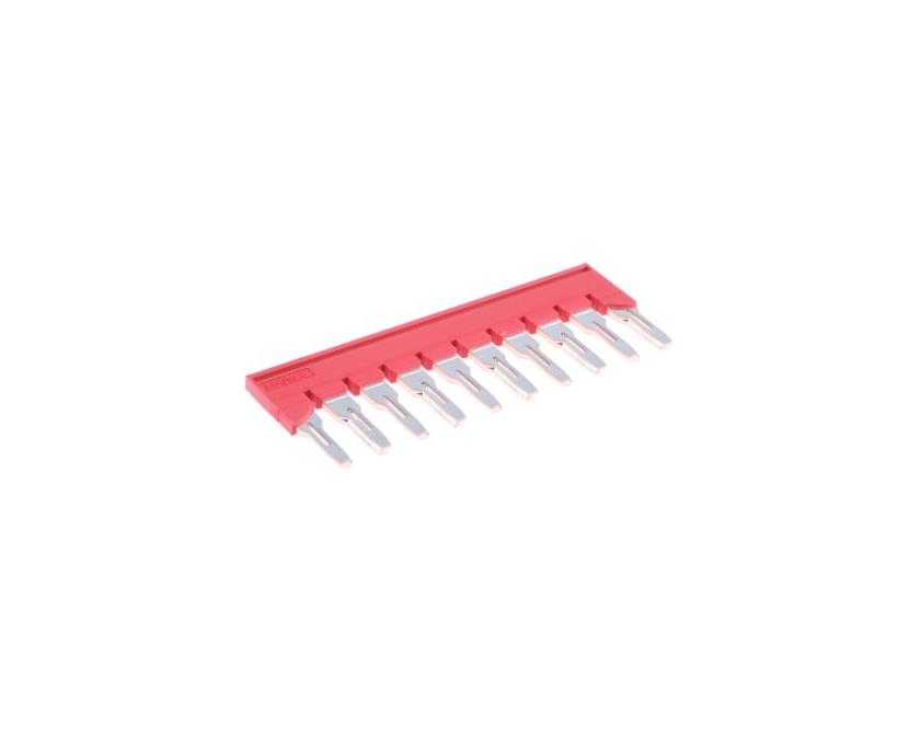 Plug-in bridge, pitch: 8.2mm, num of positions:10, red FBS 10-8 3030323
